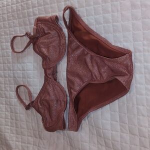 Xhilaration Metallic Copper Bikini